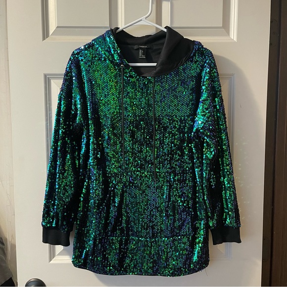 Mermaid sequin hoodie - Picture 8 of 9